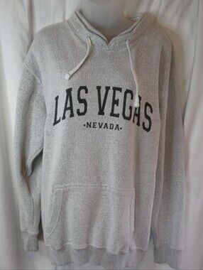 Esy Surf Co Las Vegas Nevada Gray Crewneck Pullover Sweatshirt Inside Out Fabric